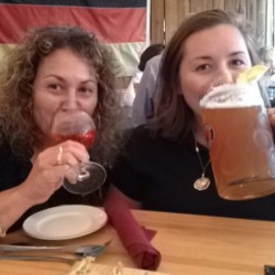 #family #sister #mom #beer =]  (at Gasthaus LeCafe)