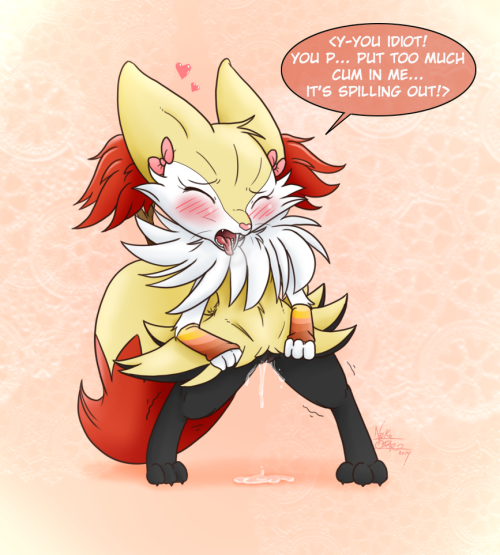 pokepornking:  Some braixen for pokemaniac98