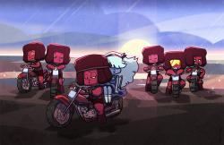 ravennowithtea:    ✨✦ Ruby Biker Gang ✨✦          