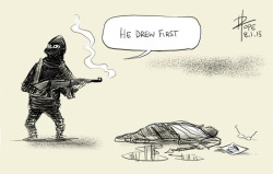 blazepress:  24 Powerful Cartoon Responses to the Charlie Hebdo