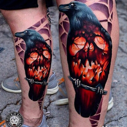 thievinggenius:  Tattoo done by A.D. Pancho. http://instagram.com/ad_pancho