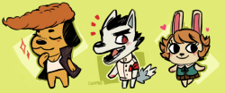 dampho:  I made the Dangan Ronpa kids into Animal Crossing characters!