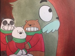 drdomo-gem:  Happy holidays from the bears. And Charlie.