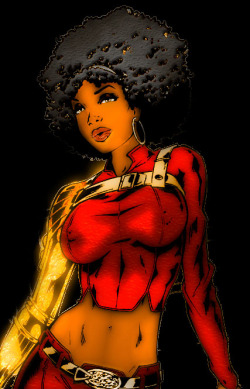 fyblackwomenart:  Misty Knight By Elias Chatzoudis by qdrichar