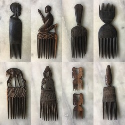 fashion-drinker:  My African traditionnel combs collection from