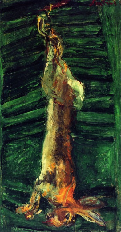    Chaim Soutine.Â Rabbit on Green Shutter. 1925-1926.   