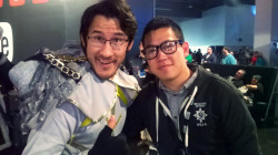 pathwalker:  Markiplier, basically the only person (other than Bolin) I would have freaked out over just happened to be at Blizzcon. What a genuine, nice guy.