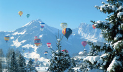 Up, up and away (balloon festival in Gstaad, Switzerland)