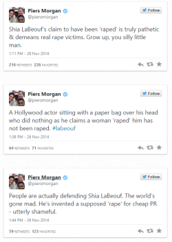 badgalarih:  sulliman34:  Piers Morgan is a disgusting sack of