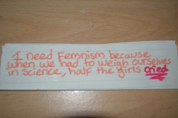 chauvinistsushi:   whoneedsfeminism:  I still need feminism because