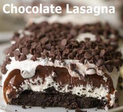 gamzee-makara:  foodaddictofficial:  Chocolate LasagnaINGREDIENTS