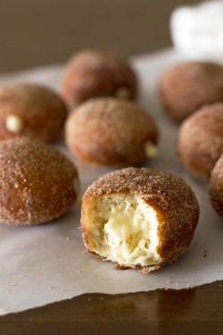 fattributes: Maple Vanilla Cream Stuffed Chai Doughnuts