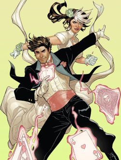 rogueiy:rogue and gambit in mr. and mrs. x #1, #3 and #4.