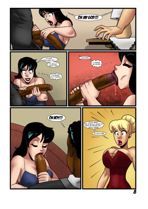 “Betty and Veronica: Once you go Black” - Page 8Art: Rabies T Lagomorph / Story: Kennycomix  Support me on Patreon | Support Rabies T LagomorphFollow me on Twitter    