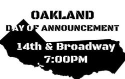 fergusonresponse:  OAKLAND  Day of Announcement Oscar Grant