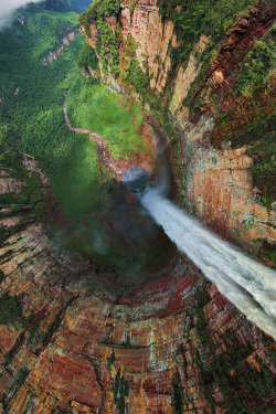 0rient-express:  Angel Falls, Venezuela | by AirPano | Facebook.