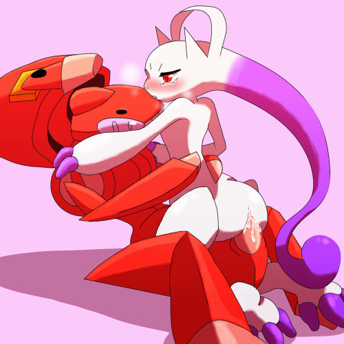 lucariofan97:  Female mega mewtwo by request 