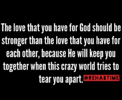 The world is so crazy these days Its so hard to keep a relationship