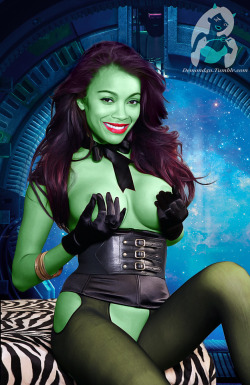demond4n:  Zoe Saldana as Gamora