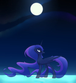 that-luna-blog:  Spirit of the Night by TheEmeraldThunder  =3