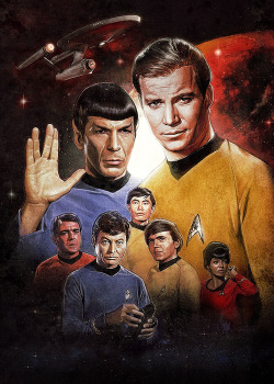 xombiedirge:  Star Trek: Origins by Paul Shipper / Store / Tumblr / Facebook