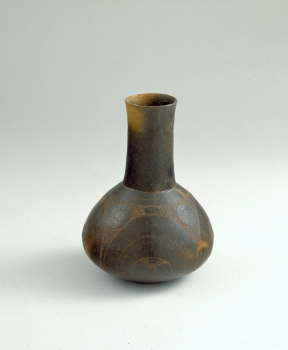 slam-african: Vessel with Incised Motifs, Caddo, c.1400–1700,