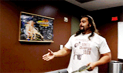 mith-gifs-wrestling:  Cesaro is a sore loser after Rusev beats