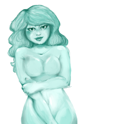gh0uliette:  digital skin shading practice I RLY like how this