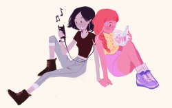 yuramoonbow: they’re listening to sappho by frankie cosmos