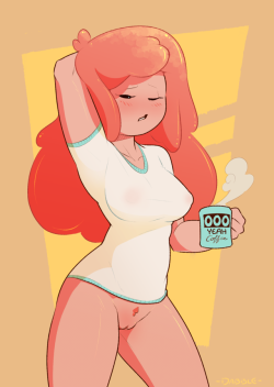 dabbledoodles:  Oh hey, some PB!Mornings are rough  The coffee