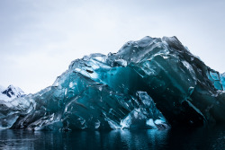 itscolossal:  Underside of a flipped iceberg by Alex Cornell