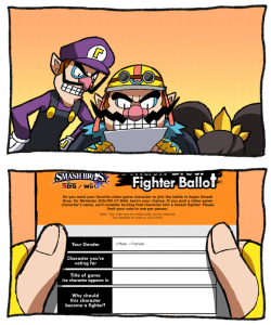 exdragonith:Smash Ballots - Wariohttp://fav.me/d8op5ldWaluigi