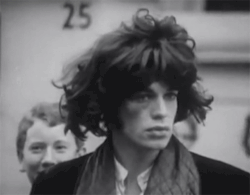 gypsyastronaut:Mick Jagger wearing a Mick Jagger wig during the