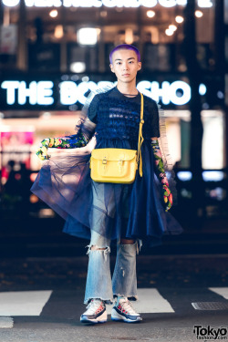 tokyo-fashion:  19-year-old Bunta Shimizu is a fast rising Japanese