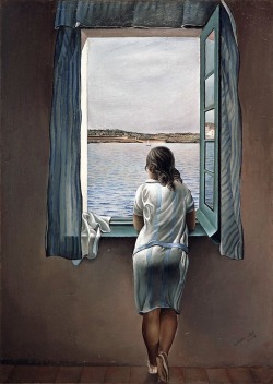 Salvador Dalí (Figueras 1904 - 1989), Muchacha en la ventana