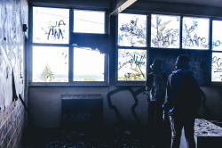 blxtz-b:  twisted ~ abandoned high school now destroyed -2014