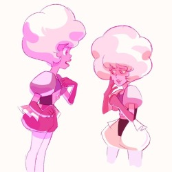 shnikkles: Pink Diamond! pink puff <3 <3 <3