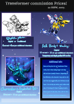 midnightsbloom:    My art commission prices! just shoot me a