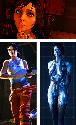 apollosquare:  Just a few amazing female video game characters!