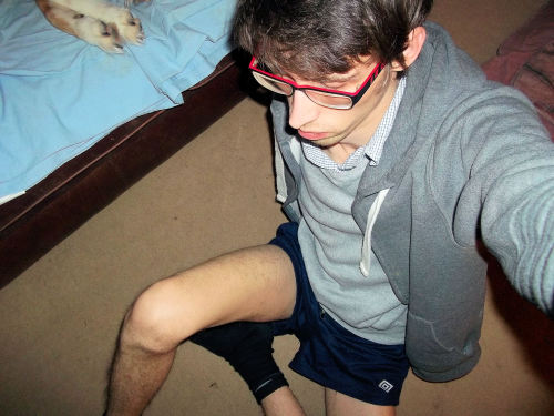 390.Â  More from Marco.Â  It’s always nice to find someone who likes to wear short shorts. Lounging around…