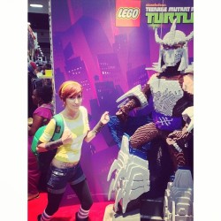 LEGO Shredder! #sdcc #apriloneil (at Comic Con 2014 San Diego)