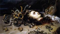 deathandmysticism:  Peter Paul Rubens, The Head of Medusa, ca.