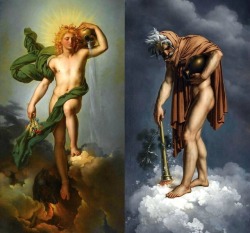   Summer - Winter. 1814.   Anne-Louis Girodet de Roussy-Trioson.