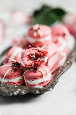 foodffs: Raspberry Rose Macarons Follow for recipes Is this how