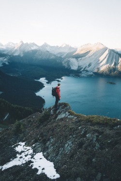 bokehm0n:  Sunset hiking in Kananaskis country. 