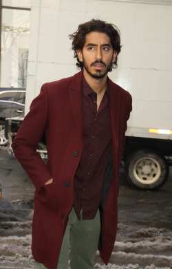 brownpropaganda:celebritiesofcolor:  Dev Patel out in NYC  b