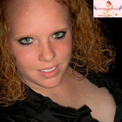 Heavenly Redheads fan Patricia with sexy green eyes.