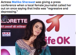 buzzfeed:  This Indian actress shut down a reporter for telling