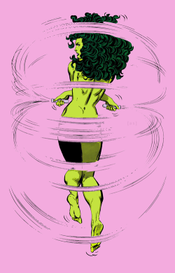 adult-swims:  A She Hulk edit I did. The original panel looked