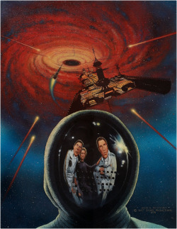 70sscifiart:  David Mattingly, 1979  The Black Hole